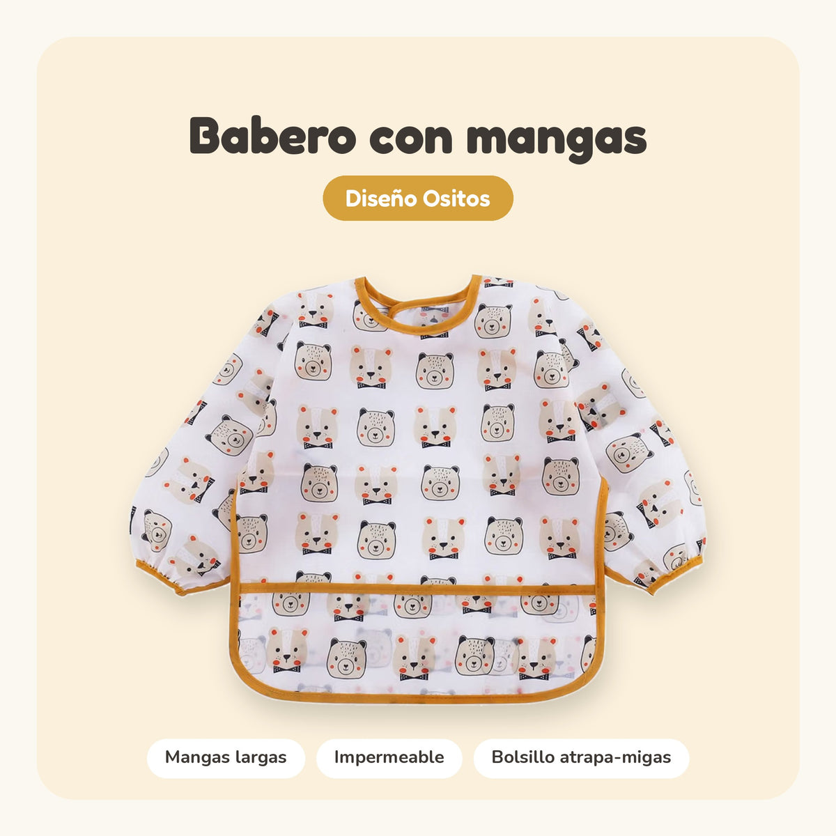 Babero Impermeable con Mangas
