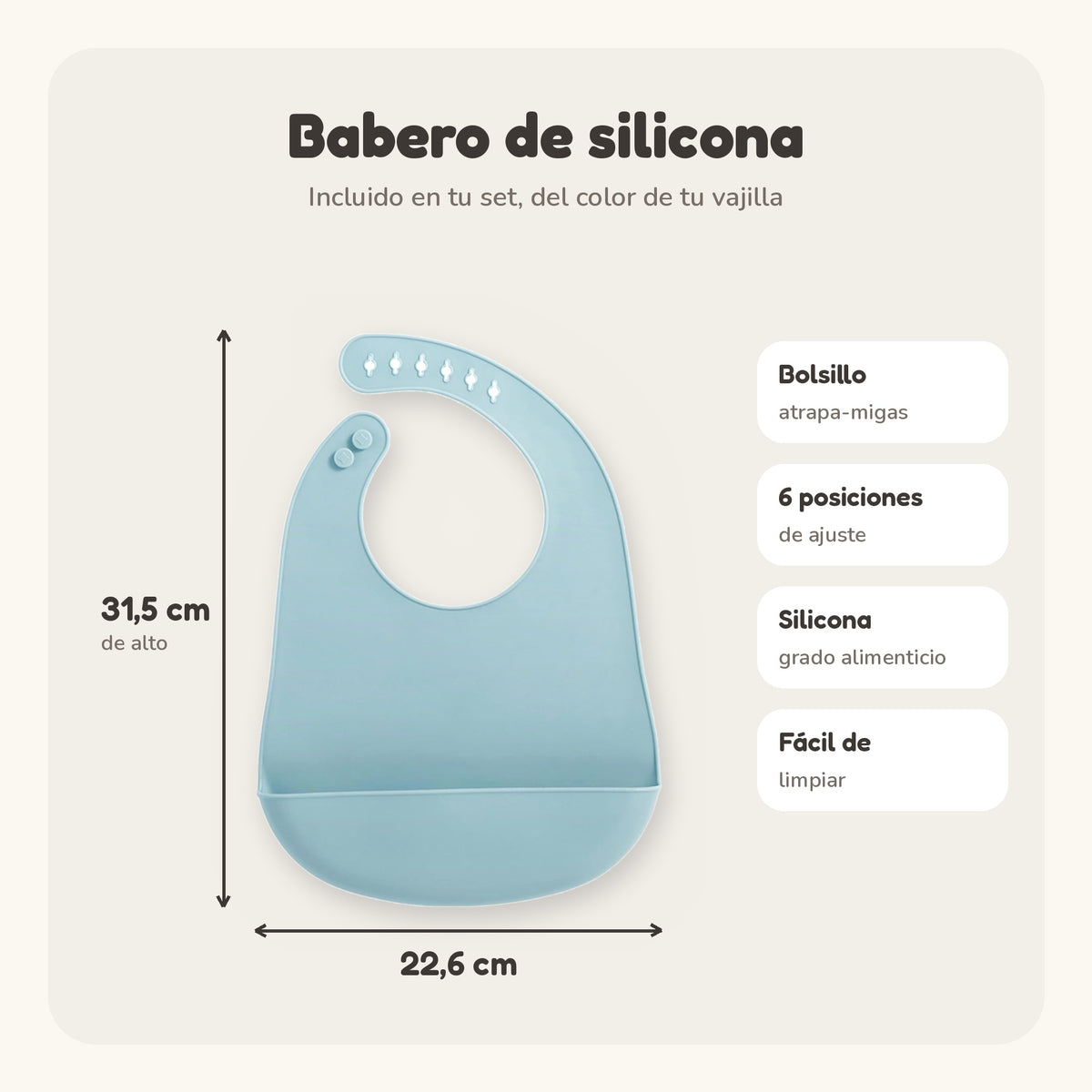 Set Clásico con babero