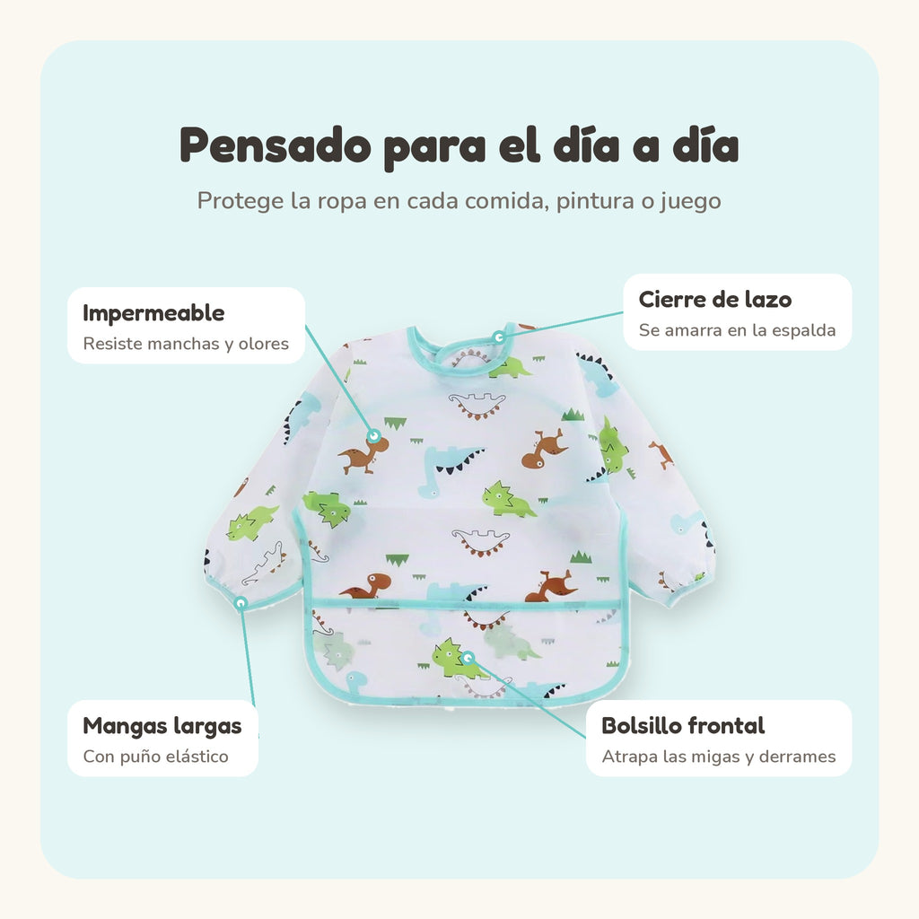 Babero Impermeable con Mangas