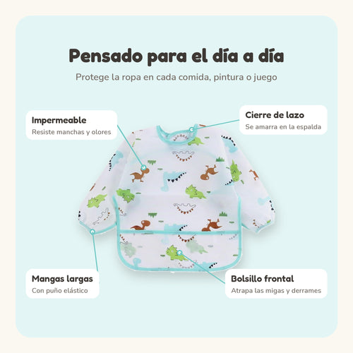 Babero Impermeable con Mangas