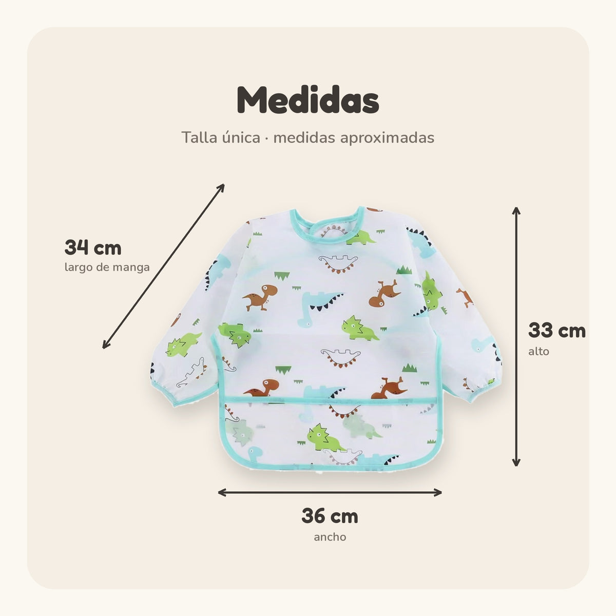 Babero Impermeable con Mangas