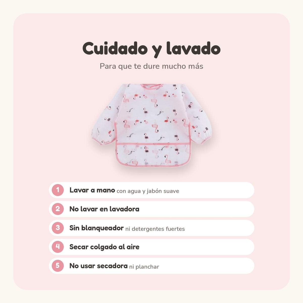 Babero Impermeable con Mangas
