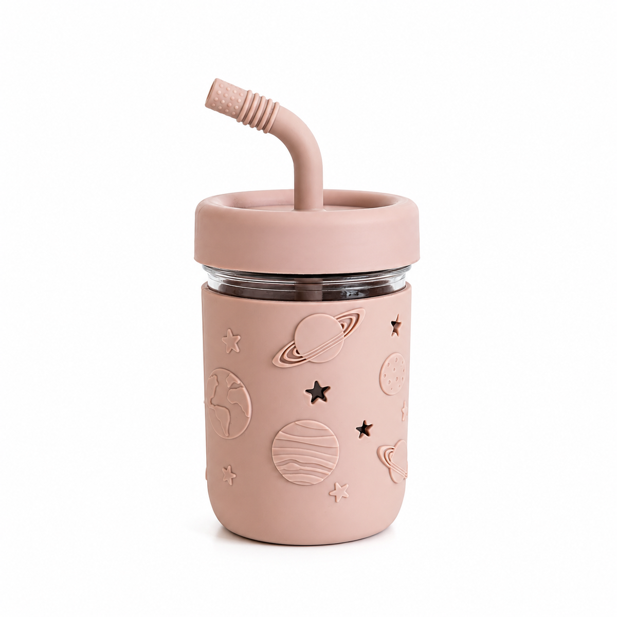 Vaso de vidrio para niños pequeños