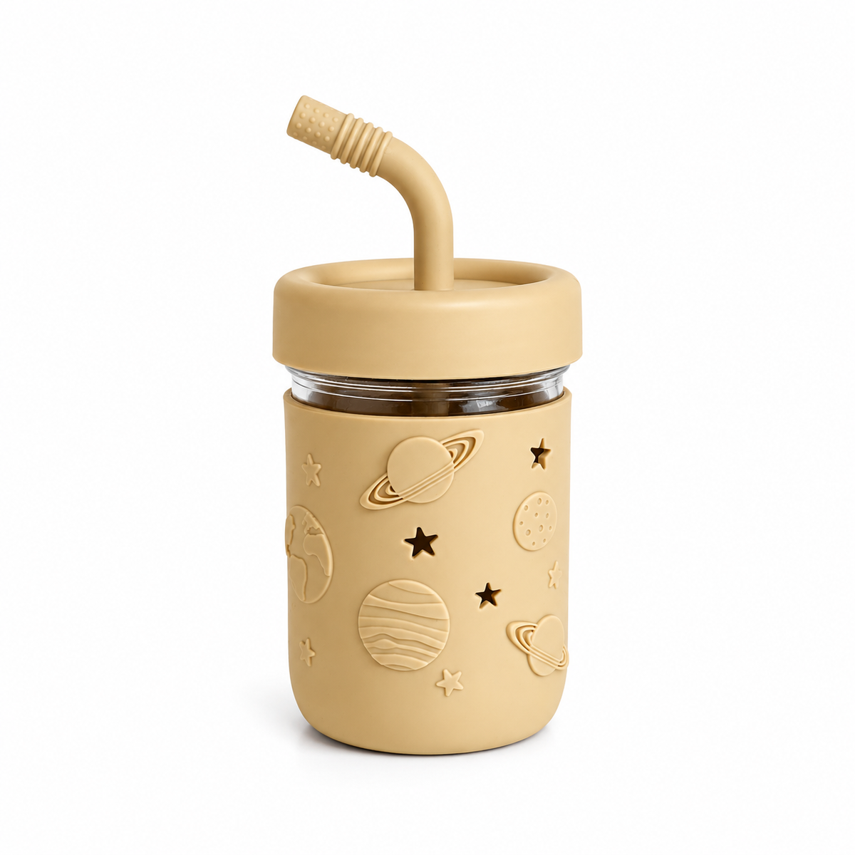 Vaso de vidrio para niños pequeños