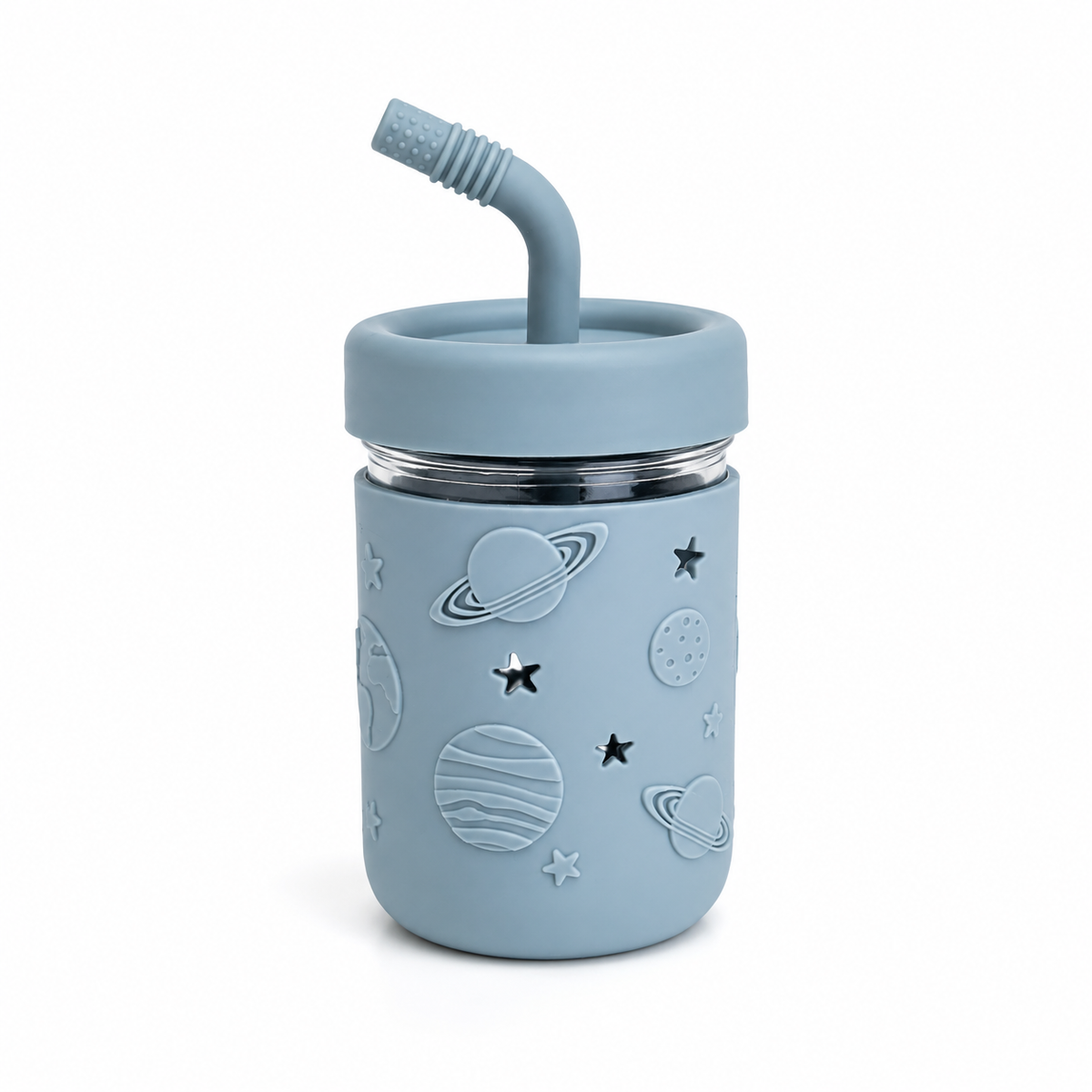 Vaso de vidrio para niños pequeños