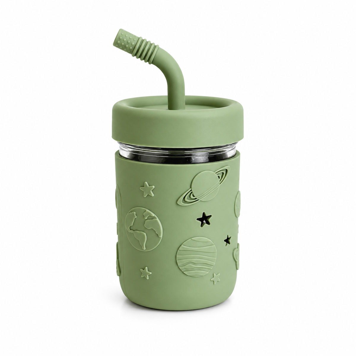 Vaso de vidrio para niños pequeños